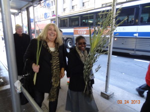 sP on Palm Sunday in NYC