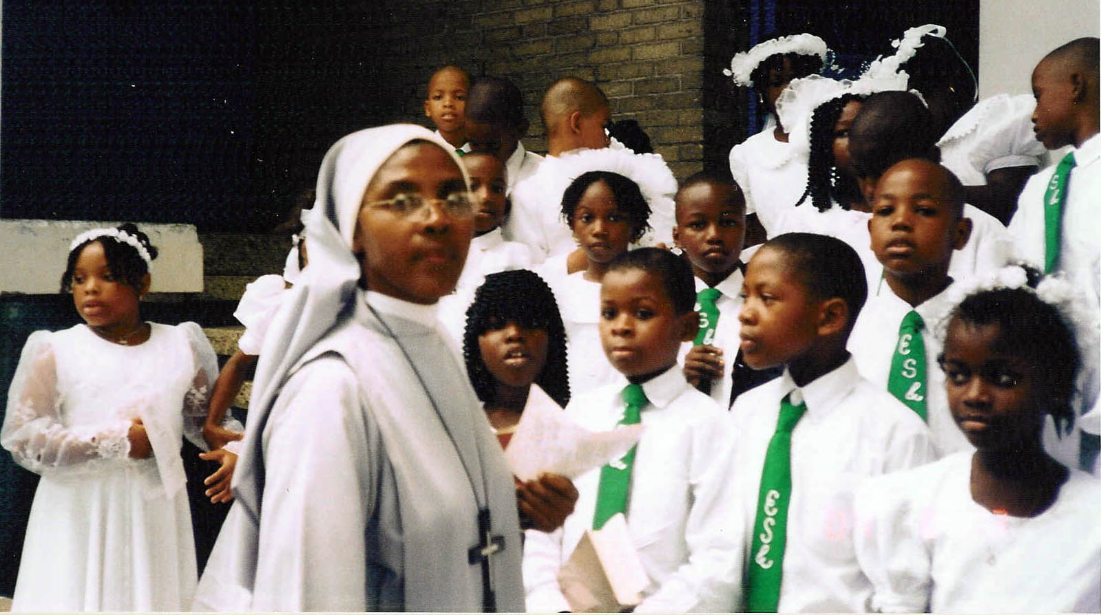 Sr. Marie Therese and children