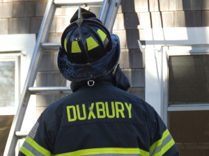 Duxbury Fire Department training at St. Margaret's Chapel